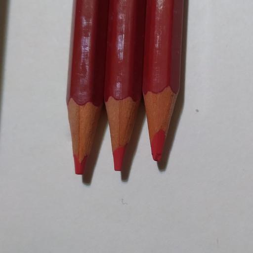 مداد قرمز شش گوش فلامینگو، مدل Hister 2400، بسته 3 عددی