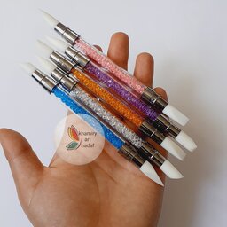 قلم طراحی ناخن سیلیکونی مجموعه 5 عددی با ده سری متفاوت 
