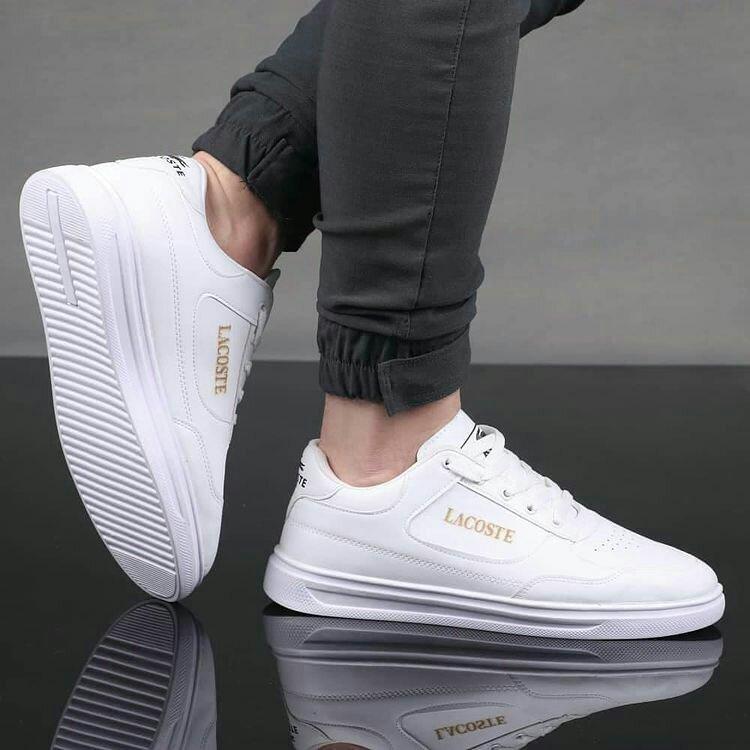 کفش اسپرت مردانه لاگوست سفید ( استعلام موجودی و سایز قبل از سفارش گرفته شود )