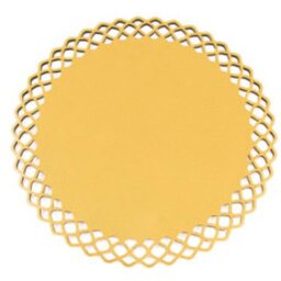 زیربشقابی دایره بزرگ سایز 28سانت،در دو رنگ طلایی و نقره ای،بسته دو عددی