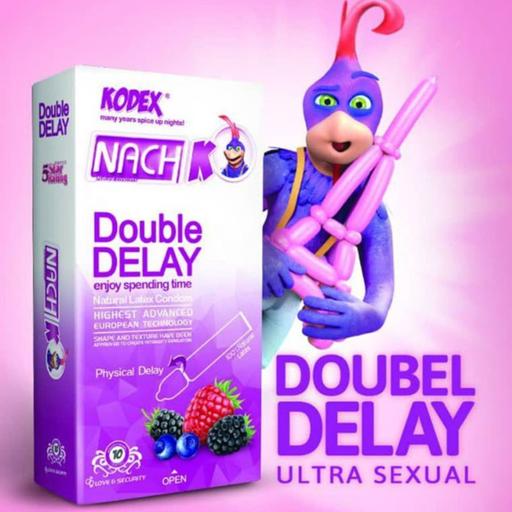 کاندوم برند ناچ کدکس مدل دوبل دیلی(DOUBLE DELAY) 10 عددی