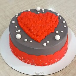 کیک عاشقانه، کیک قلبی
