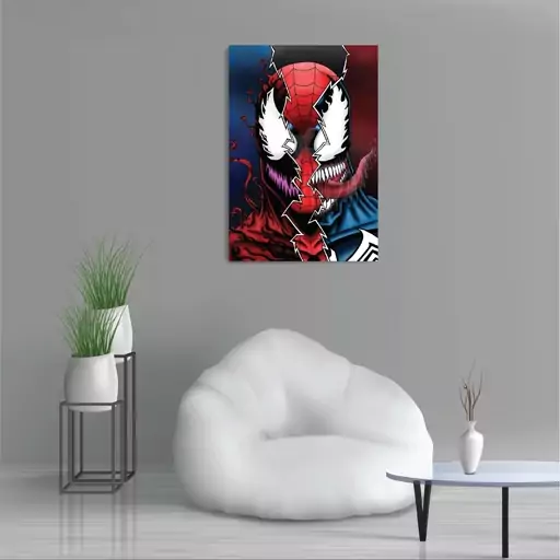 تابلو شاسی طرح انیمیشن مرد عنکبوتی و ونوم Spiderman and Venom مدل M0649