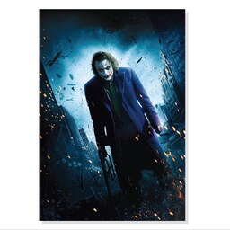 تابلو شاسی طرح فیلم بتمن شوالیه تاریکی جوکر Batman Dark Knight Jokerمدل M0652