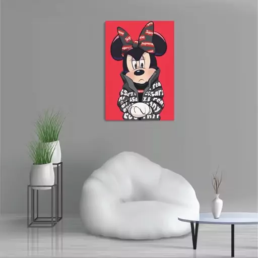 تابلو شاسی طرح انیمیشن مینی موس Minnie Mouse مدل M0606