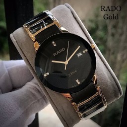 ساعتمچی زنانه طرح رادو بند سرامیک موتور ژاپن ضد آب رنگ ثابت rado