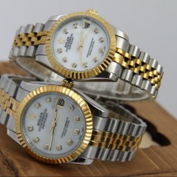 ساعتمچی ست مردانه و زنانه رولکس رنگ ثابت rolex