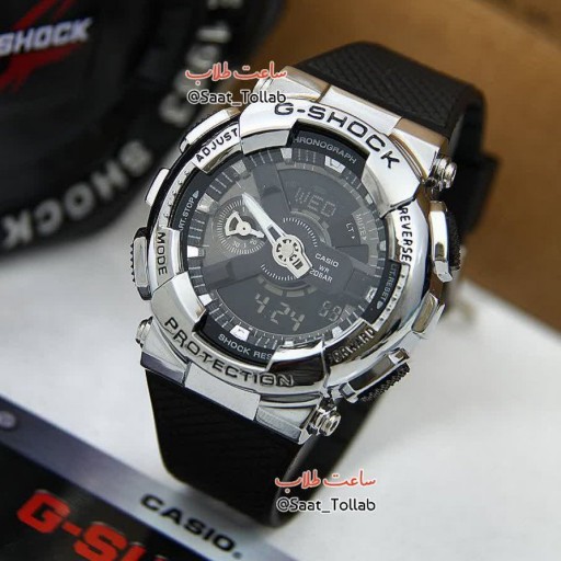 ساعتمچی مردانه کاسیو جی شاک بند رزین بدنه رزین casio G-shock