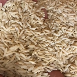 برنج سبوس دار معطر صدری دمسیاه  5 کیلو آستانه اشرفیه ( برنج قهوه ای )