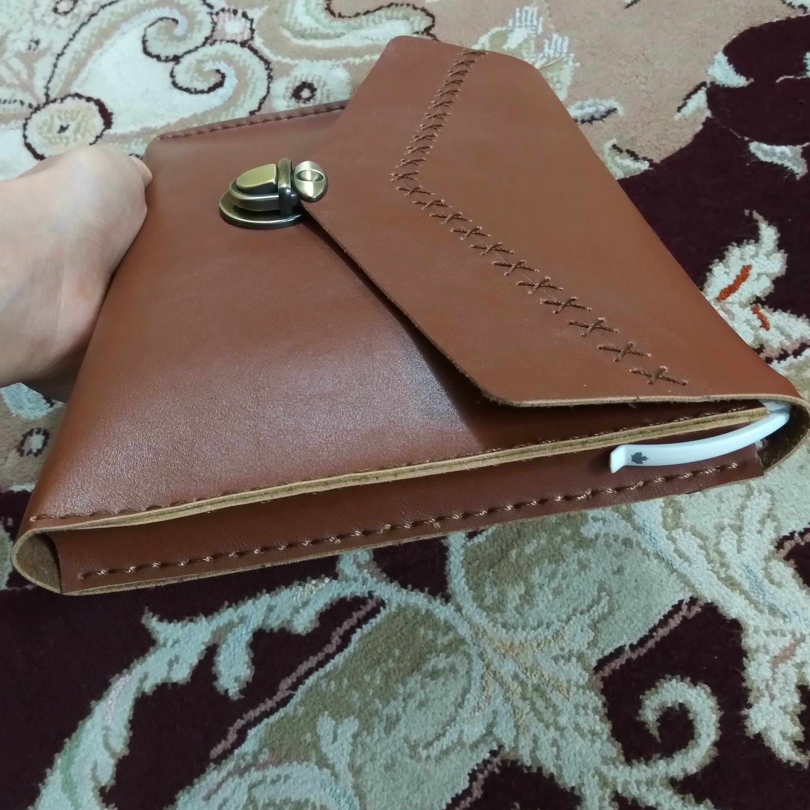 کیف مدارک چرم