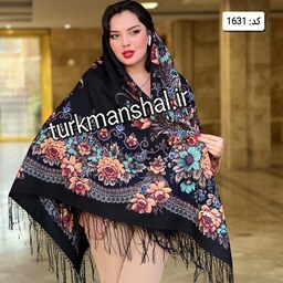 روسری ترکمنی پشمی کد 1631