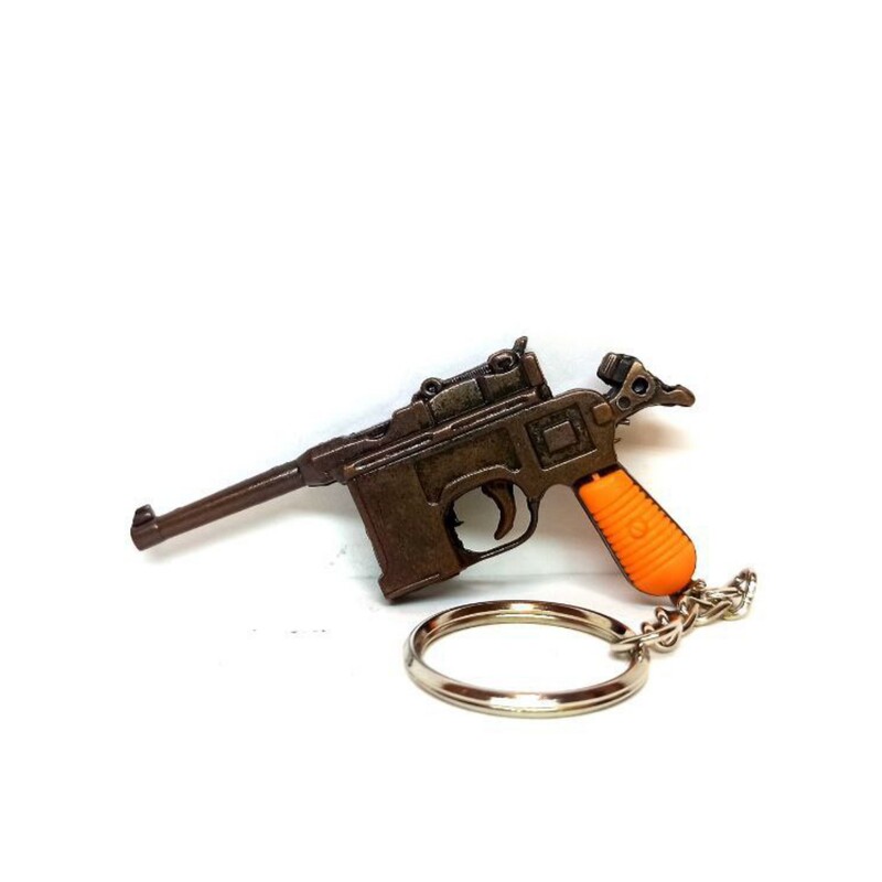 جاکلیدی تفنگ فلزی ترقه ای اسباب بازی مدل آلمان نازی