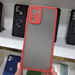 قاب گوشی شیائومی  X3 GT و Note 10 Pro 5G   پشت مات قرمز