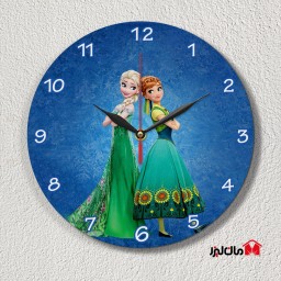 ساعت دیواری دخترانه فروزن2 مان لیزر