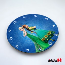 ساعت دیواری دخترانه فروزن2 مان لیزر