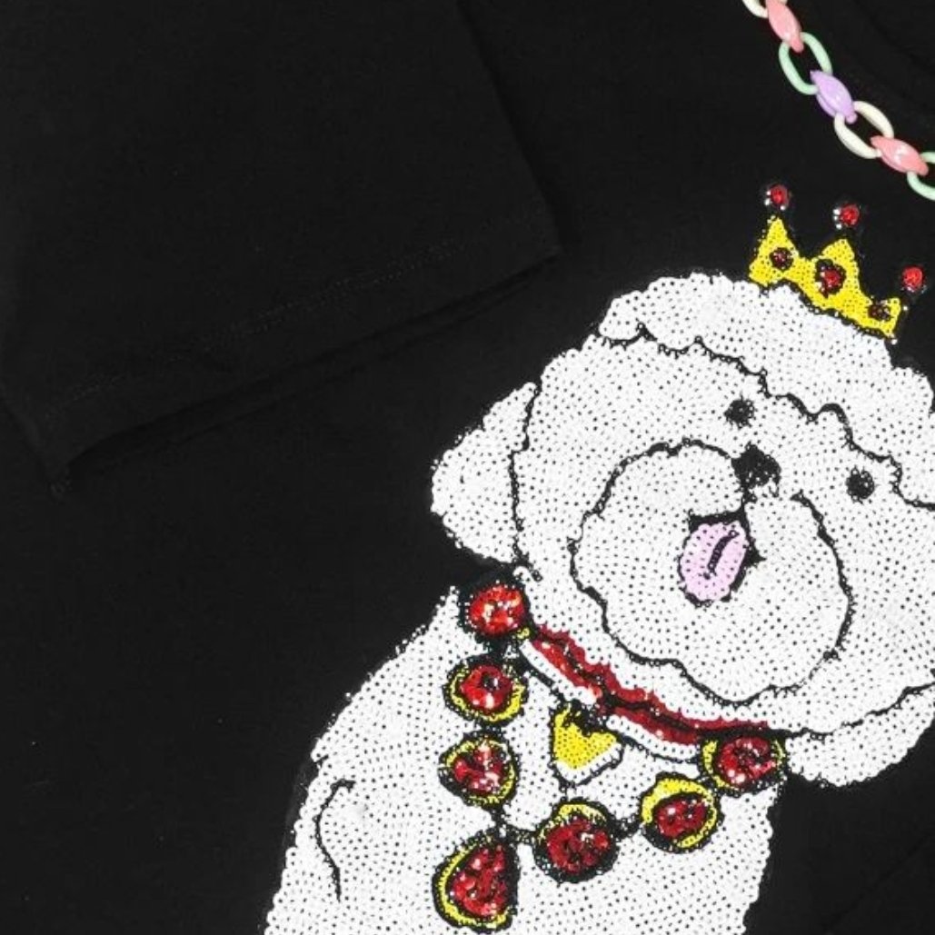 کراپ پولک دوزی شده