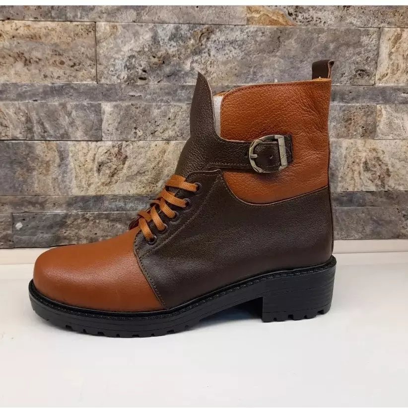 نیم بوت زنانه تمام چرم بی نظیر 