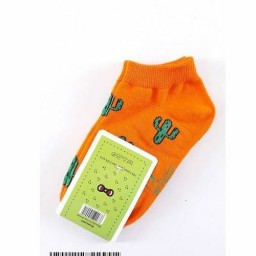 جوراب مچی کاکتوس نارنجی کودک