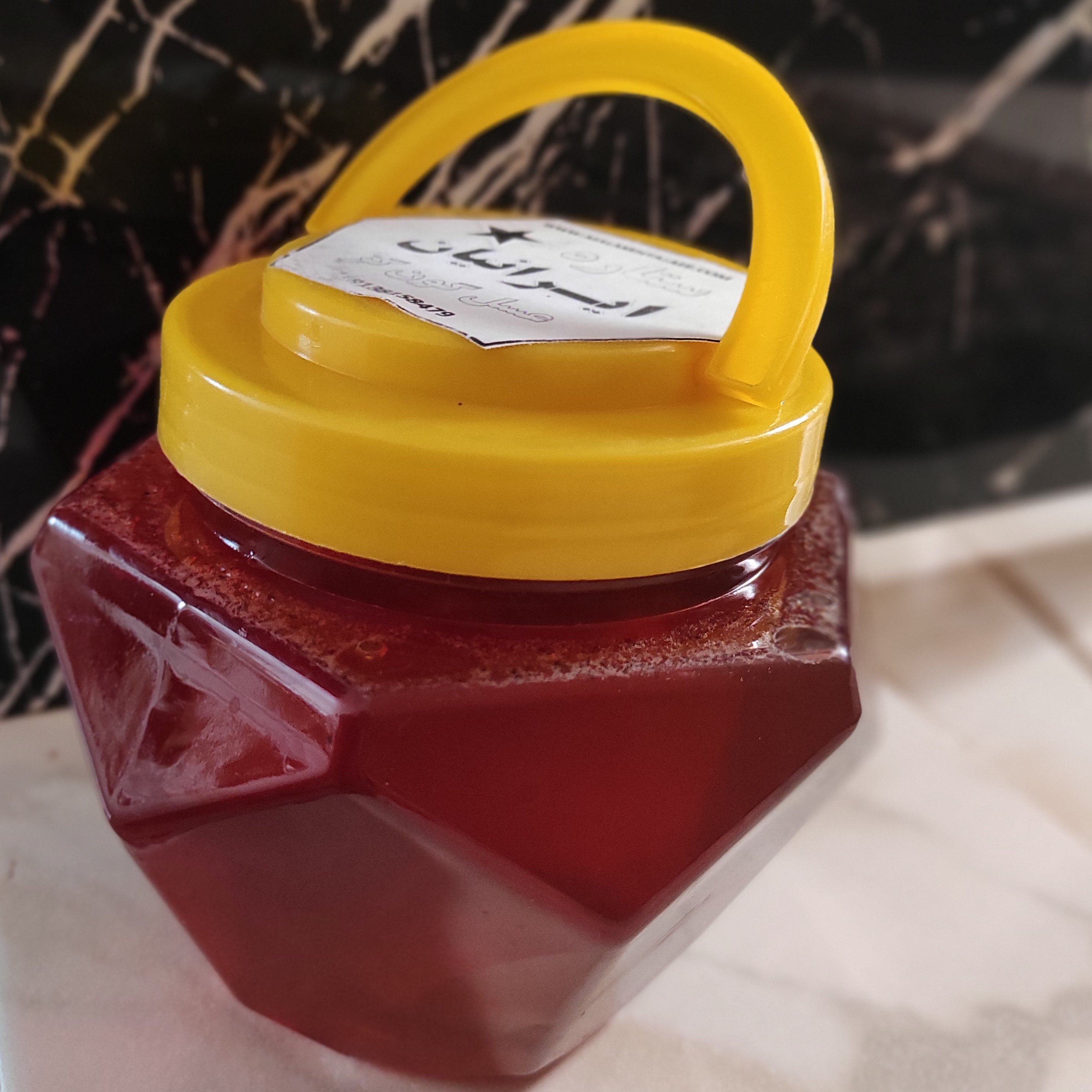 عسل گیشنیز با برگه آزمایش وضمانت کتبی