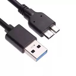 کابل هارد . USB3. رنگ مشکی. 30 سانتی متر