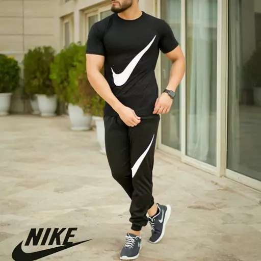 ست تیشرت و شلوار مردانه nike مدل corvette
