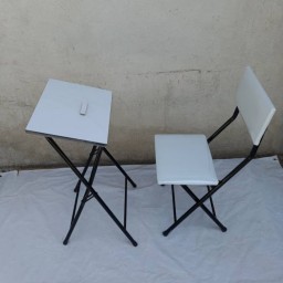 میز نماز ساده و صندلی تاشو