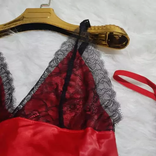 لباس خواب ساتن Love Lingerie کد L3681