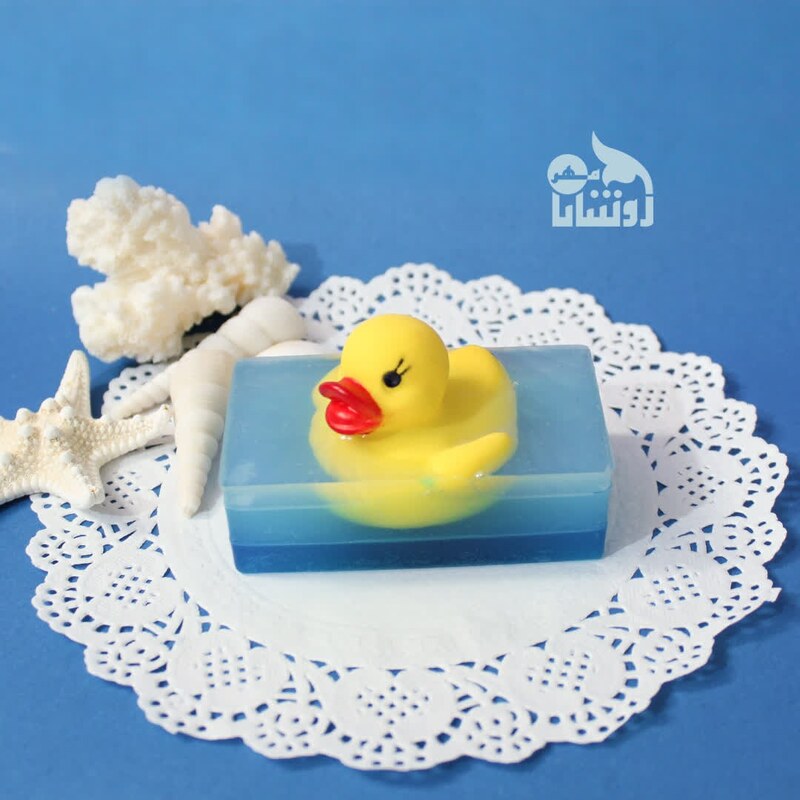 صابون گلیسیرینه اردک مستطیلی بسته دو عددی