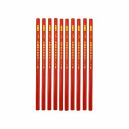 صابون مدادی خیاطی قرمز رنگ مدل RE جنس چوب بسته 10 عددی