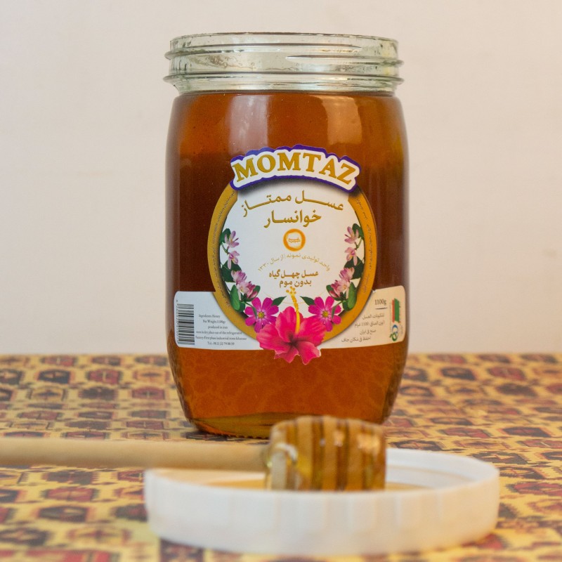 عسل طبیعی چهل گیاه  - 1100 گرمی - نمونه خوانسار