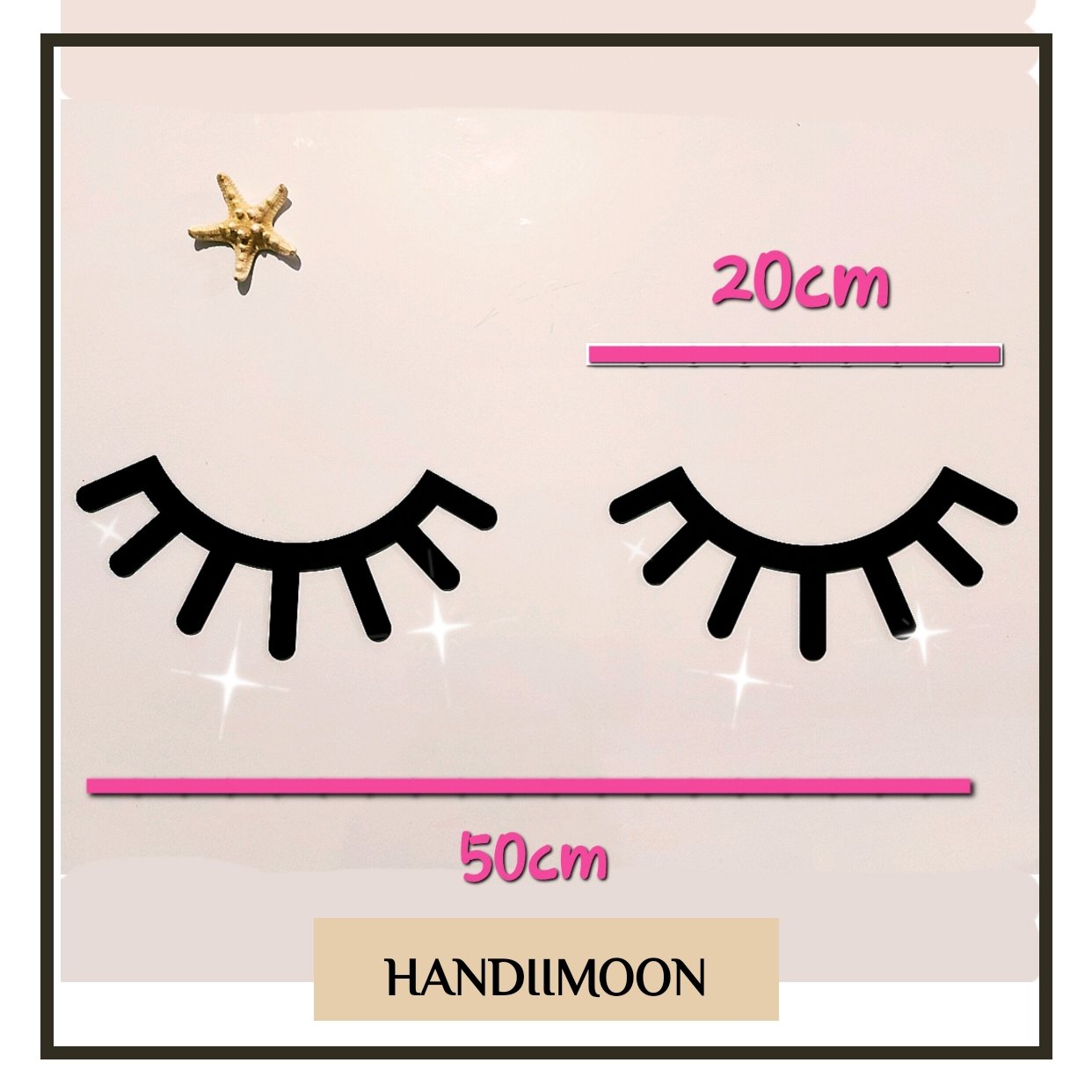 استیکر چشم چوبی 50cm