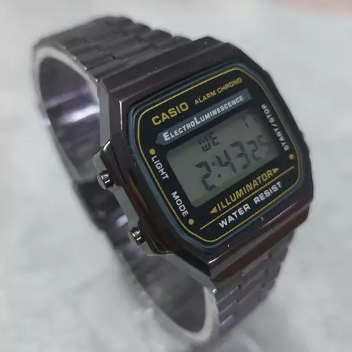 ساعت مردانه کاسیو Casio نوستالژیک مشکی