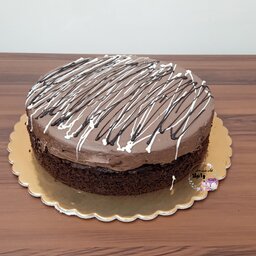 کیک خانگی ، موس کیک شکلاتی کافی شاپ