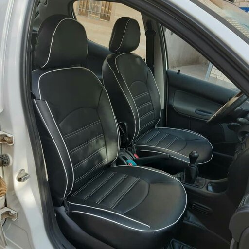 روکش صندلی خودرو استفاده شده از مرغوب ترین چرم موجود در بازار.الگویی بسیار دقیق و جذب.مخصوص تمامی خودروها.سفارشی(تکدوزی)