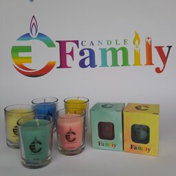 شمع شات 70 گرمی در رنگ و اسانس متنوع فمیلی کندل familycandle 