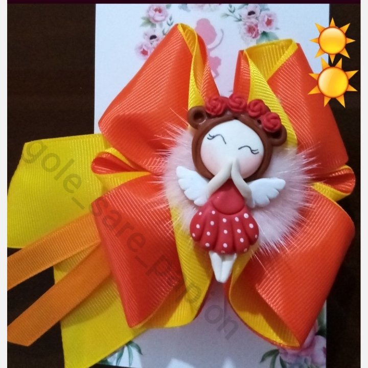 گلسر گیره انبری پاییزه مدل فرشته