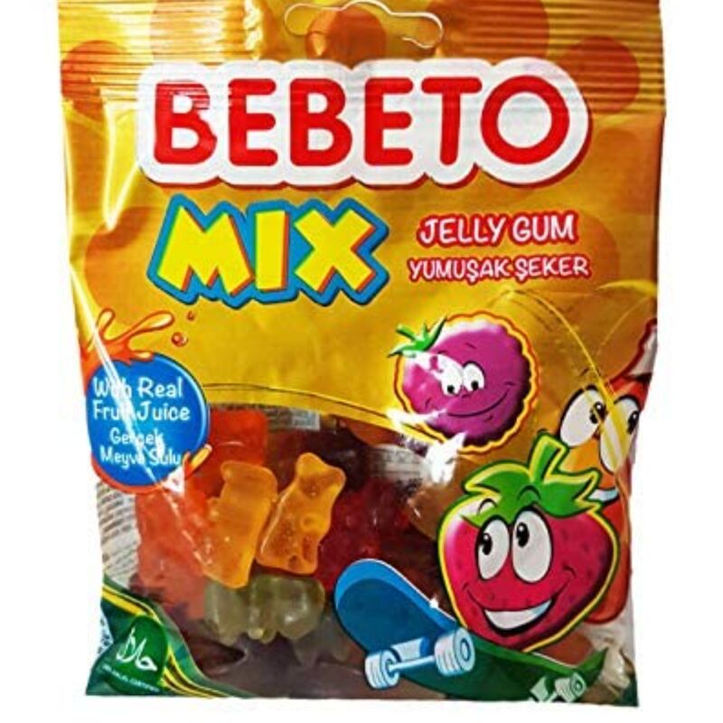 پاستیل ببتو میکس 80 گرم bebeto mix