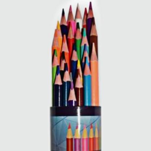 مداد رنگی 24 رنگ لوله ای بیسیک با تضمین کیفیت