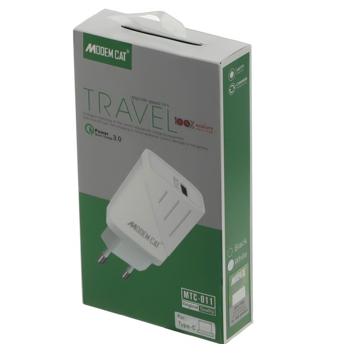 شارژر دیواری تایپ سی  مودم کت مدل MTC-011

