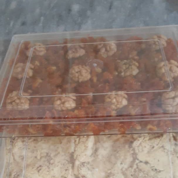 معجون مغز پسته گردو له شده 4 کیلو یی مخلوط