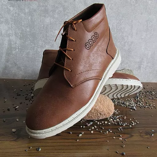 کفش ساقدار مردانه Brown ecco

