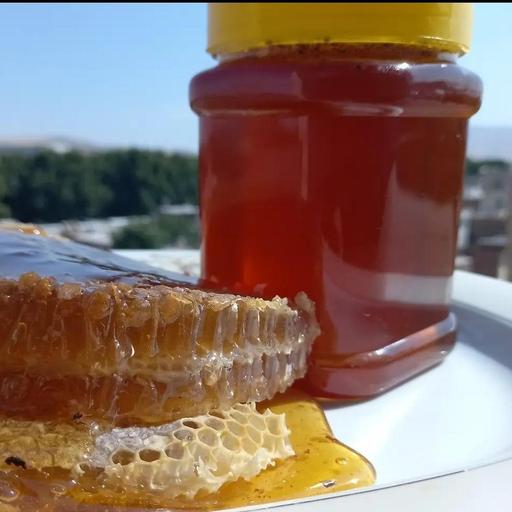 عسل چند گیاه بدون موم طبیعی 1 کیلویی کردستان ( مستقیم از زنبوردار)