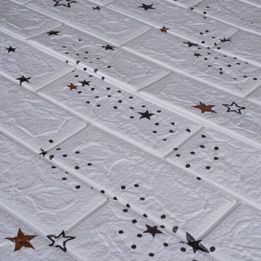 دیوارپوش فومی اجری ستاره بسته 1 عددی 