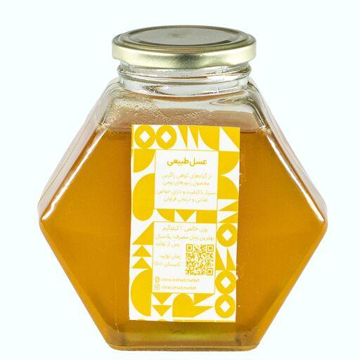 عسل طبیعی چهل گیاه - یک کیلویی