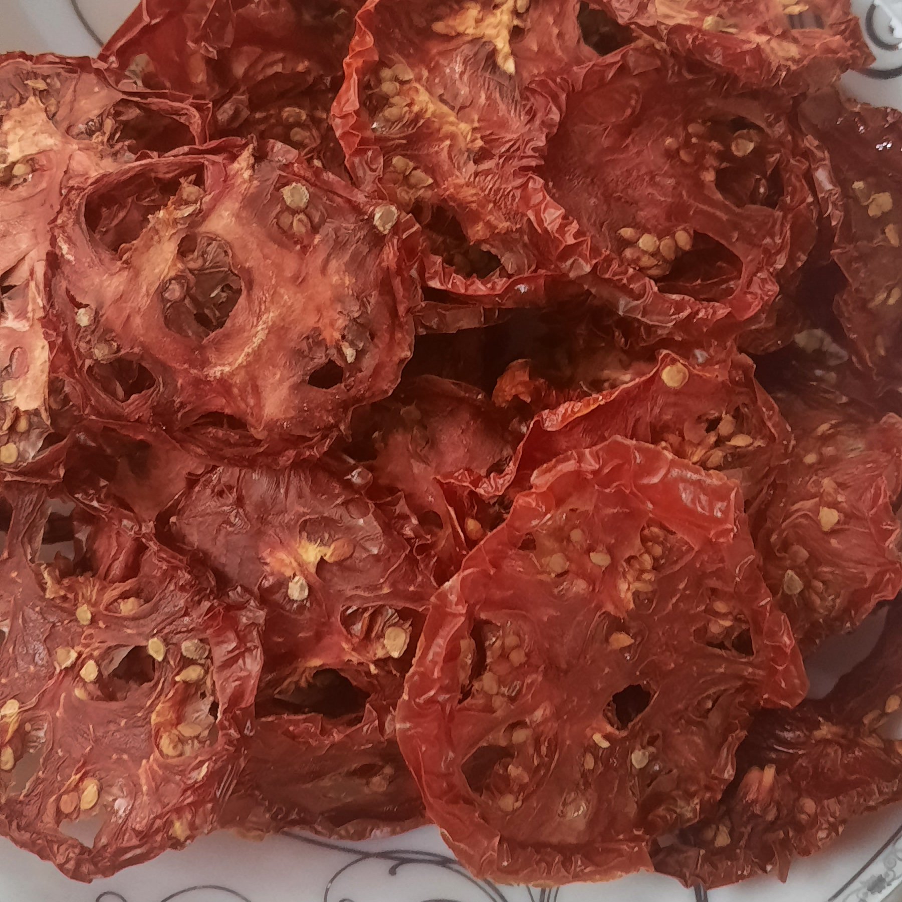 گوجه خشک تازه خوش رنگ کاملا طبیعی  100 گرمی