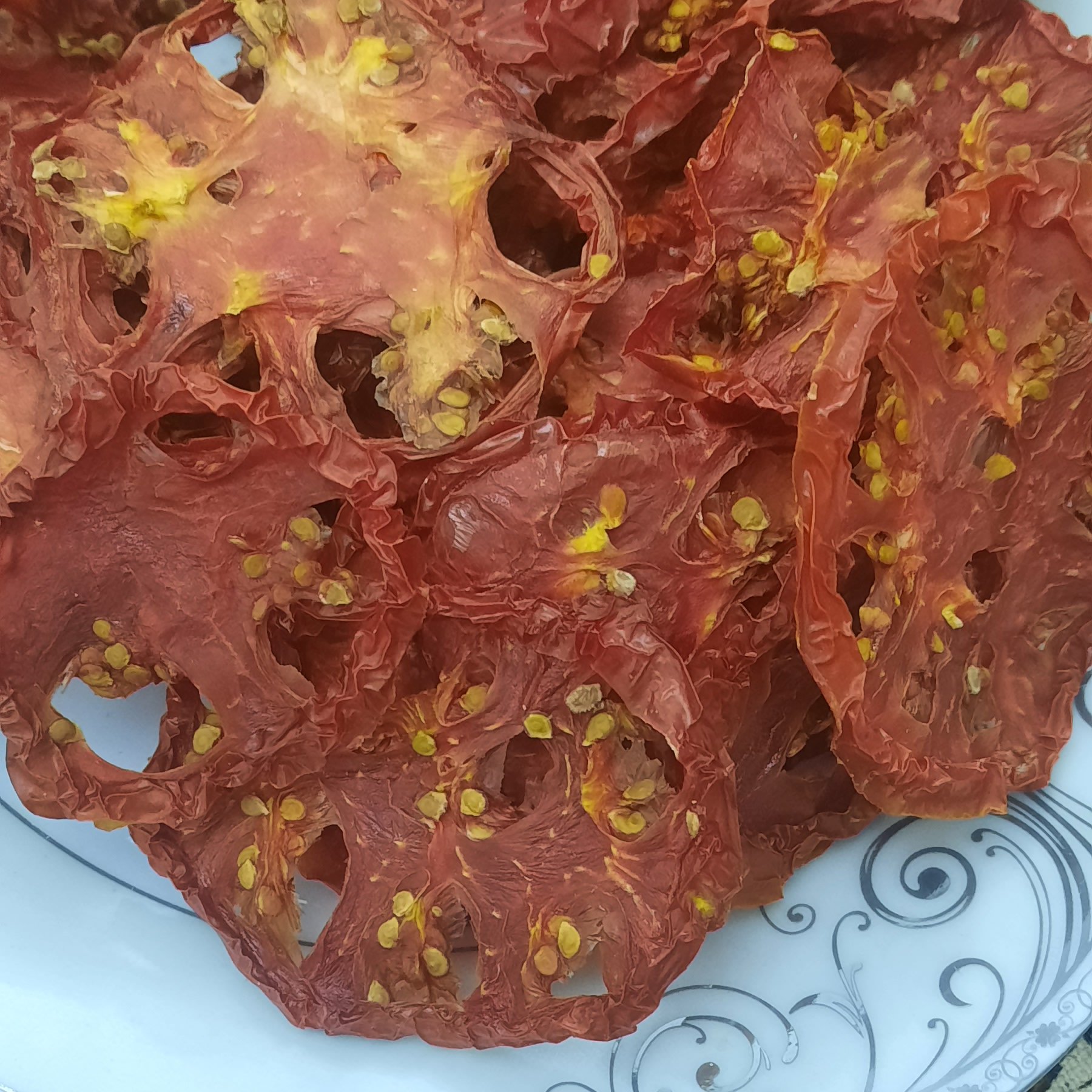 گوجه خشک تازه خوش رنگ کاملا طبیعی  100 گرمی