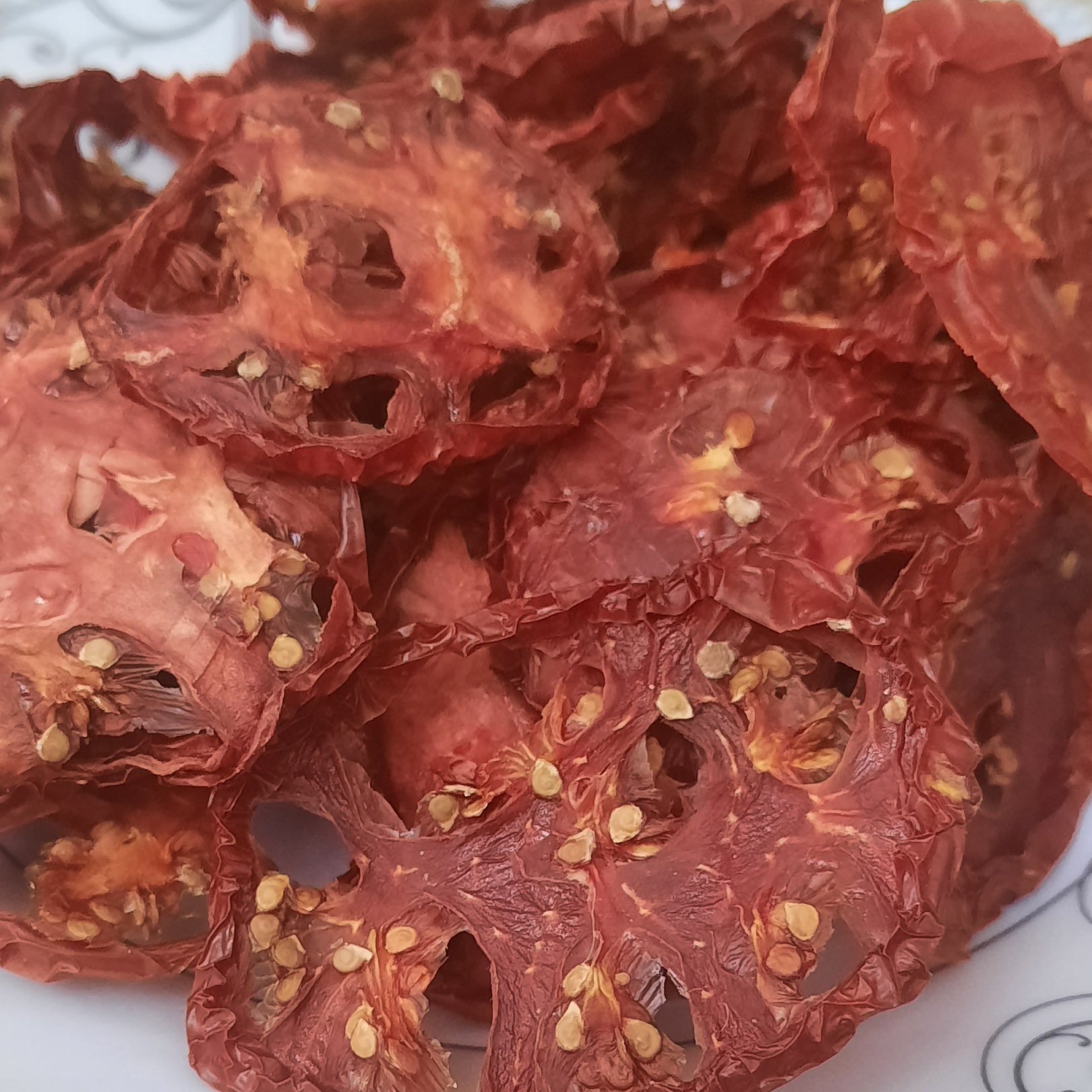 گوجه خشک تازه خوش رنگ کاملا طبیعی  100 گرمی