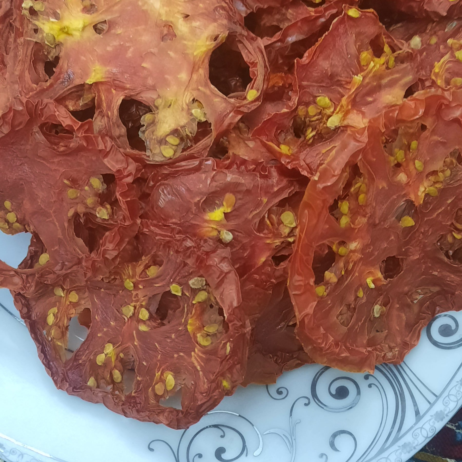 گوجه خشک تازه خوش رنگ کاملا طبیعی  100 گرمی
