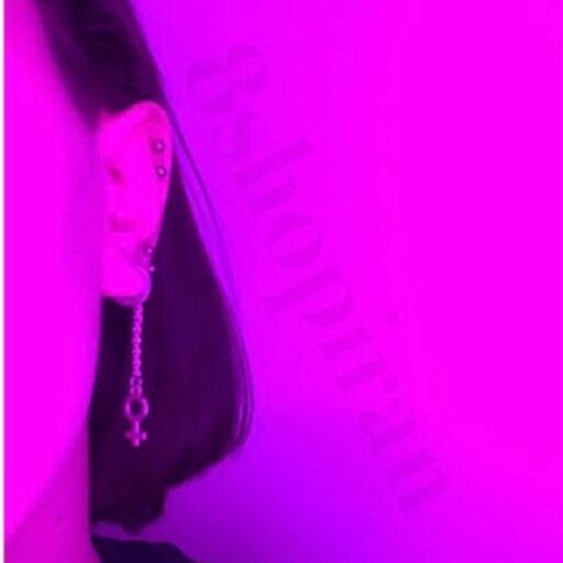 گوشواره جفتی آویز به همراه پلاک استیل رنگ ثابت ضد حساسیت دستساز