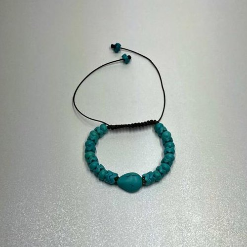 دستبند طرح فیروزه 